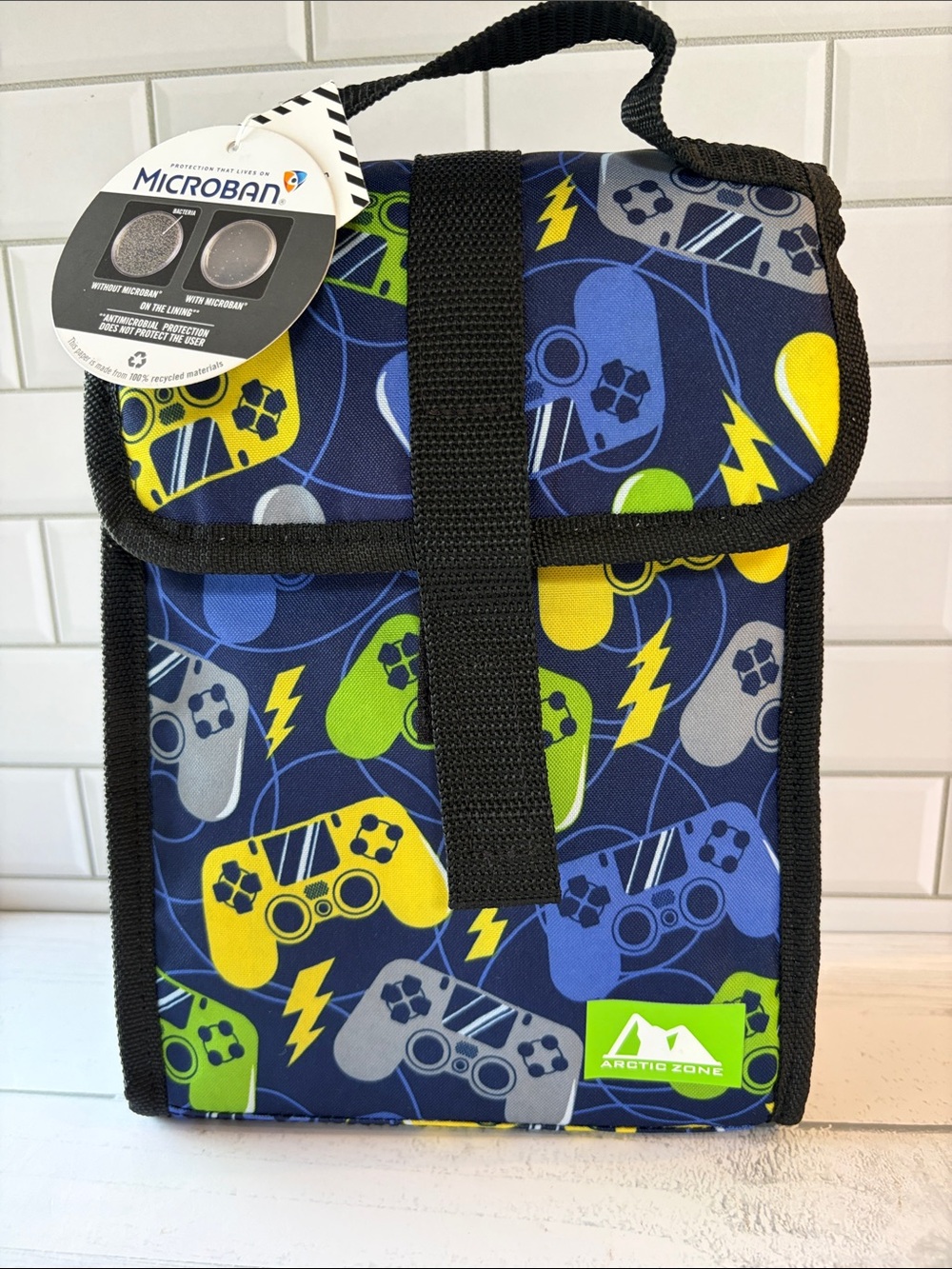 Arctic Zone Blue Gaming Controller Lunch Cooler with Microban